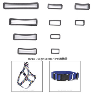 <b>Pet</b> Webbing Clip Plastic Square Buckle H-018 Lightweight Wear Resistant <b>Pet</b> <b>Collar</b> Strap Tail Tie Buckle - Product Image 3