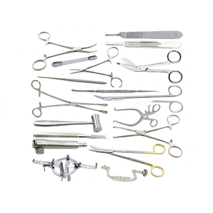 Kit de Esterilización Veterinaria Básico SIGAL MEDCO, 19 Piezas, Juego de Instrumentos Quirúrgicos Profesionales de Acero Inoxidable Alemán Reutilizable para Ganado - Product Image 1