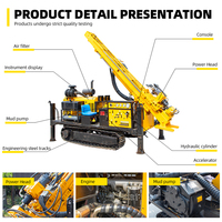 Hengwang HW-YDX-1500GL Foreuse rotative sur chenilles pour carottage de 1500 m, pour essais de sol et forage de roche, à vendre