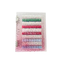 Livre d'échantillon d'ongles magnétique professionnel 120/180/240 pièces échantillons affichage Double face coloré vernis à ongles visualiseur