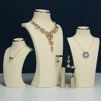Support de présentation de collier WYP, buste à bijoux pour magasin de bijoux de luxe, présentoir de comptoir, bustes à colliers, présentoir de bijoux, mannequin