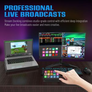 LCD Keys Gaming <b>Keyboard</b> Macropad Controller Deck for Starfield Stream Deck - Product Image 2