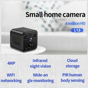 Kamera mini portabel video harga pabrik baterai pengasuh kamera wifi keamanan rumah Kamera cctv jaringan kamera wifi kecil