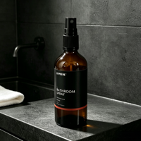 Étiquettes adhésives en vinyle imprimées sur mesure, imperméables, pour flacons de parfum, autocollants pour vaporisateurs de salle de bain avec logo privé, options de qualité alimentaire