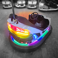Nouvelles Voitures Tamponneuses Électriques LED Style Course Scintillant pour Centres Commerciaux Intérieurs et Parcs d'Attractions pour Enfants