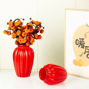 हॉट सेलिंग सरल डिजाइन घर की आपूर्ति आंतरिक सजावट के लिए फूलों की व्यवस्था कंटेनर प्लास्टिक फूल की व्यवस्था - Product Image 3