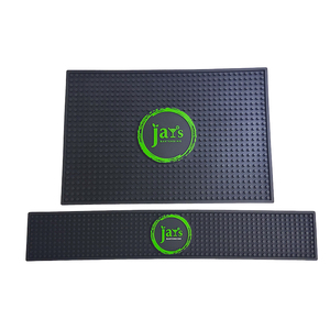 Heavy Duty <b>Silicone</b> Bar <b>Mat</b> Custom Logo Bar Counter <b>Mat</b> Non Slip Rubber Drip <b>Mat</b> for Drinkware Coasters and Bar Tools - Product Image 6