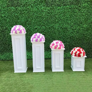 Supports de fleurs en PVC de haute qualité pour mariage, supports de fleurs en acrylique pour mariage, vente en gros - Product Image 4