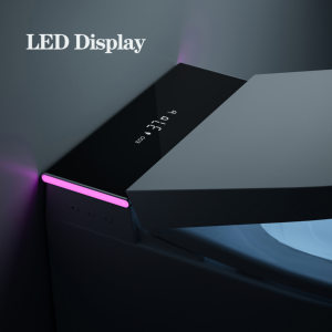 Nouveau design de toilettes électriques intelligentes murales <span class=keywords><strong>Wc</strong></span> Salle de bains Toilettes intelligentes automatiques suspendues au mur en céramique avec réservoir dissimulé - Product Image 2