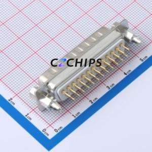 X0225WC2W5 D-Sub/VGA Connector Through hole Component (THT) Connector Standard D-Sub Male 25P Through Hole - Product Image 2