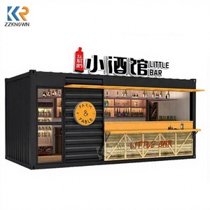 Mini Negozio Pop-up Mobile Bar Caffetteria Container Ristorante 40ft <span class=keywords><strong>Casa</strong></span> Modulare Container Fast-food Chiosco di Convenienza - Product Image 1