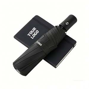 Parapluie pliable XJ112, cadeau promotionnel, marque commerciale, logo personnalisé, résistant au vent, léger, parapluie pliable en 3 sections pour adultes - Product Image 1