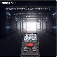 Télémètre laser portatif, règle électronique de haute précision, plusieurs modes de mesure, version 50M, 110x46x25mm, 95g