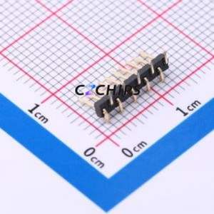 X1311WVS-10J-C40D42R1 Pin Header SMD,P=1.27mm Connector ( Pin Structure: 1x10P )( Pitch: 1.27mm )( Row Spacing: 1.27mm ) - Product Image 1