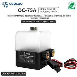OCOCOO IRM Équipement OC-75A-12V Grand Débit Ordinateur Système De Refroidissement Par <span class=keywords><strong>Eau</strong></span> 4pin Roulement En Céramique 25dBA <span class=keywords><strong>Bruit</strong></span> 18W - Product Image 3
