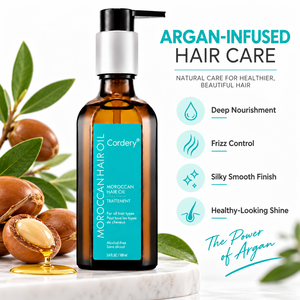 OEM/ODM Tiweiya Argan <strong>Oil</strong> <strong>Hair</strong> Serum Alcohol-Free Prevents Split Ends Smooths Improves Frizz for All <strong>Hair</strong> Types Made Guangdong - Product Image 3