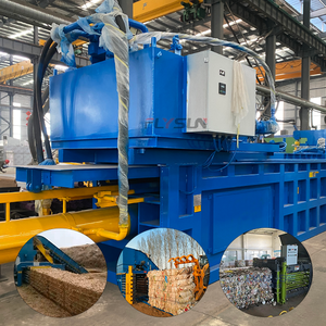 Presse à balles horizontale entièrement automatique intelligente pour déchets domestiques, équipement de compactage d'éponges et de mousse - Product Image 1