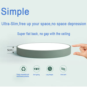 TUV-lámpara de techo redonda para dormitorio, luz negra para interior de hotel, 16W, 24W, SAA, CB, CE - Product Image 5