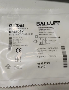 Sensor de Proximidad Balluff BHS002Y BES 516-300-S249-S4-D Original, Nuevo, Disponible en Stock - Product Image 1