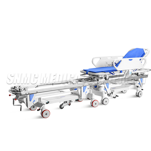 Mechanische Dubbele Cranks Ziekenhuis Patiënt Transfer <span class=keywords><strong>Trolley</strong></span> Bedienen Van De Verbinding <span class=keywords><strong>Trolley</strong></span> Met Centrale Vergrendeling Zwenkwielen - Product Image 3