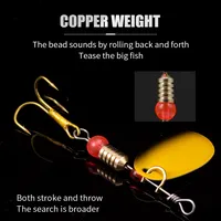 LUSHAZER 10pcs 20pcs Metal Spoon Spinner Blade Fishing Lure Kit 60mm 3.2g Freshwater Fishing Bait Set for Bass Trout Pike