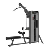 Appareil de musculation professionnel multifonction en acier, réglable, pour tirage haut-bas, double entraînement dorsal, Lat Pulldown et Rameur basse, robuste