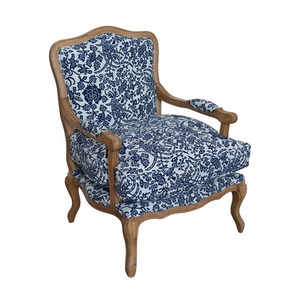 Cổ Điển Thoải Mái Pháp Louis Bọc Ghế Vải Lanh S1070 - Product Image 4