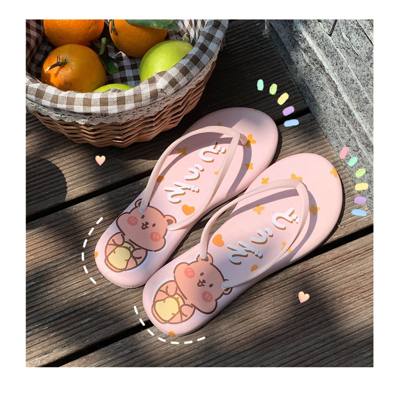 Outdoor Filp Flops Women PVC Rubber Summer Beach Flip-flops Slippers Wholesale