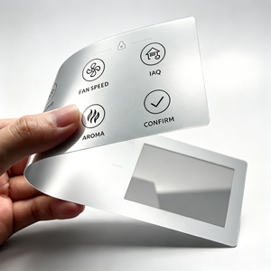 Factory Custom Plastic Film Touch Electronic Sticker Graphic Overlay Membrane Panel Frontplate Label <b>Adhesive</b> - Product Image 3