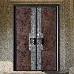 ABYAT Euro çelik Modern ana giriş kapıları Metal kapı güvenli ön