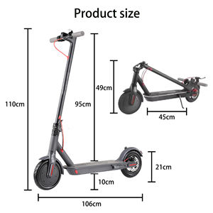 NQSPORTS Patinete eléctrico 350W 500W Plegable rápido Entrega desde el almacén de la UE, Reino Unido, EE. UU., <span class=keywords><strong>m365pro</strong></span> Adulto Plegable de dos ruedas - Product Image 3