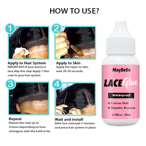 Haute Qualité <span class=keywords><strong>Lace</strong></span> Front Perruques Forte Maintien Dentelle Adhésif Perruque <span class=keywords><strong>Colle</strong></span> À Séchage Rapide Étanche <span class=keywords><strong>Lace</strong></span> Avant <span class=keywords><strong>Colle</strong></span> - Product Image 3