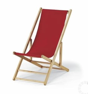 Sedia a <span class=keywords><strong>Sdraio</strong></span> Pieghevole in Legno HE-140, Sedia da Spiaggia in Legno e Tessuto Personalizzabile in Colore, Dimensioni e Logo - Product Image 2