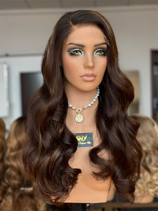 Perruque Lace Front de cheveux humains Balayage HD sans colle avec délié pré-plumé 20 pouces cheveux vierges bruts à vague lâche - Product Image 3