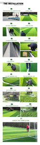 Césped <span class=keywords><strong>Artificial</strong></span> DEMAX para Fútbol, Alfombra de Césped <span class=keywords><strong>Artificial</strong></span> para Campos Deportivos - Product Image 3