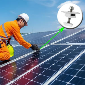 Componenti di montaggio in alluminio PV in metallo Kit tetto con telaio zavorra per sistemi di montaggio solare alla rinfusa - Product Image 2