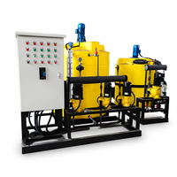 Système de filtration d'eau FANDUN, réservoir de dosage automatique de coagulant, pompe de filtration de coagulant acido-base 500L/heure, garantie 1 an, Chine