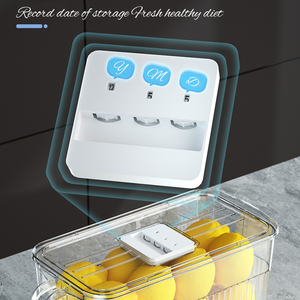 Contenitore Organizer Trasparente in Plastica da Fabbrica per <span class=keywords><strong>Frigorifero</strong></span> Cassetto per Cucina e Conservazione Alimenti - Product Image 4
