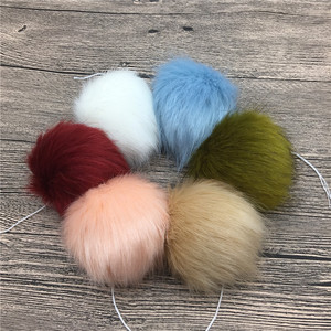 Bola De Pompon De Pelo De Zorro Accesorios Desmontables Para Tejer Sombrero De Lana De Punto Gorro De Invierno Gorro De <span class=keywords><strong>Esqui</strong></span> - Product Image 3