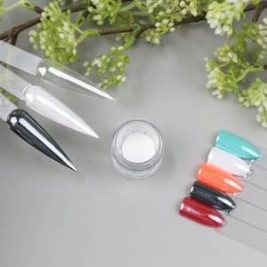 BIN Newest Pearl White <span class=keywords><strong>Aurora</strong></span> Nail Powder Chrome Mirror Effect Supply Polvo acrílico con caja para uñas - Product Image 3