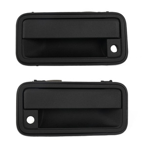 Cubiertas para manijas de puerta para Cadillac Chevrolet Gmc, juego de ABS negro, izquierda y derecha - Product Image 1