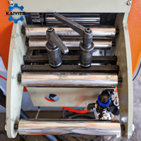 Machine de formage de rouleaux de lames de volets roulants à alimentation continue avec système de lubrification automatique indépendant