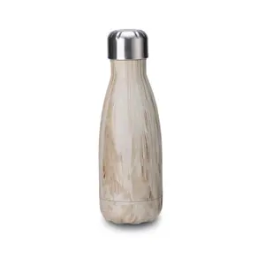 260ml Wooden Water Bottle Children Wholesale Stainless Steel Children Water Bottle Vacuum