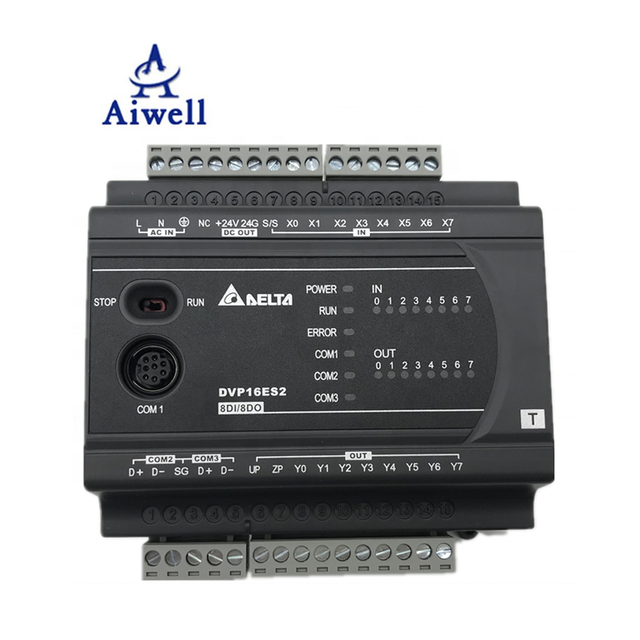 100% Original PLC Programmable Logic Controller Delta DVP16ES200T
