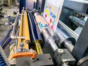 YTB-41000 Hochgeschwindigkeits-Kammer blatts tapel Typ 4 Farben Kunststoff folie Rolle zu Rolle Flexodrucker maschine - Product Image 3