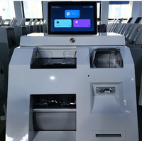 Détecteur de billets contrefaits robuste Jinrui CDM-9000C avec lecteur de cartes à clavier pour machine de dépôt de fonds en espèces pour le commerce de détail