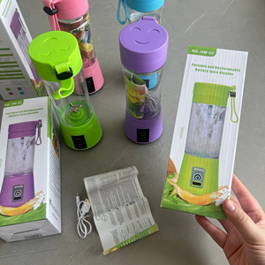 Mini <span class=keywords><strong>Licuadora</strong></span> <span class=keywords><strong>Portátil</strong></span> de 380 ml, Recargable Tipo-C, Vaso Mezclador Eléctrico para Smoothies, Extractor de Jugos de Frutas, para el Hogar y el Automóvil - Product Image 6