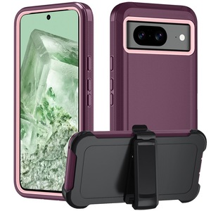 Miễn Phí Chân Đế Chống Sốc Bumper Bìa Defender Trường Hợp Điện Thoại Belt Clip Holster Điện Thoại Di Động Phụ Kiện Cho <span class=keywords><strong>Google</strong></span> <span class=keywords><strong>Pixel</strong></span> 9 Pro - Product Image 3