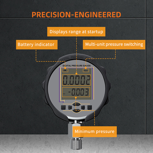Manómetro <span class=keywords><strong>Digital</strong></span> Inteligente MD-S210 de 0-600 bar para Agua/Aceite/Aire con Precisión de 0.1%FS - Product Image 3