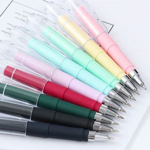 Stylo bille personnalisé de poche, simple, pour étudiant, signature professionnelle, noir, court, portable, mini, stylo à eau, papeterie - Product Image 5